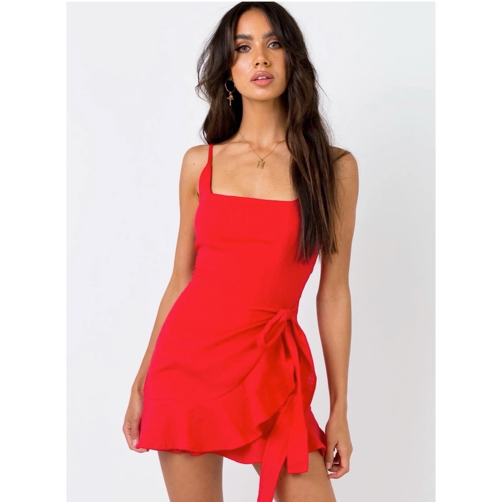 Princess Polly Love Lane Red Mini Dress